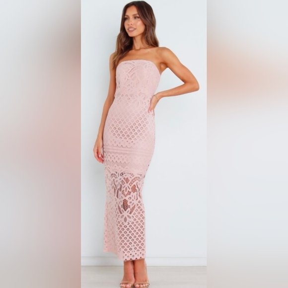 Petal & Pup Cordelia Dress Size 4 In Blush - Picture 13 of 15